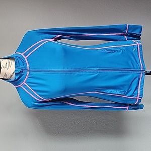 DANSKIN NOW RUNNING JACKET SEMI-FITTED DRI-FIT. SIZE XSMALL